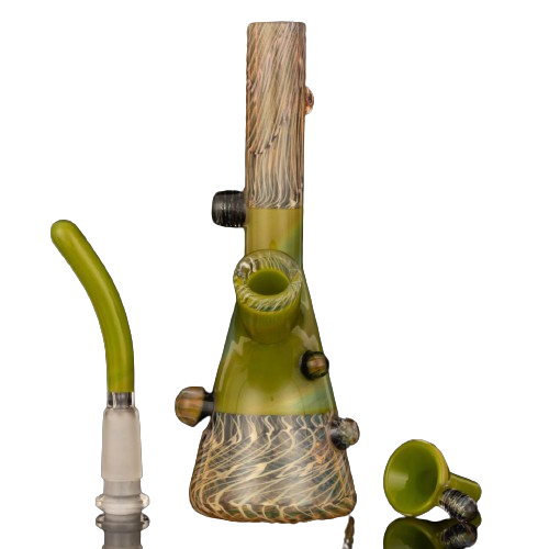 F Time Glass - Green & White Tube