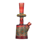 Jeff Heathbar Glass - Murrine Stirrup Bottle