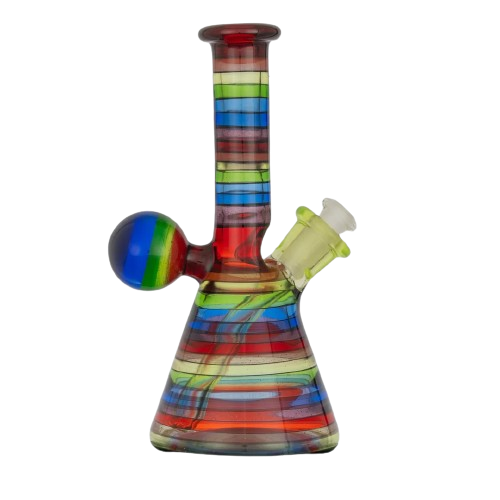 Rone Glass Rainbow Tube - Pomegranate Lip