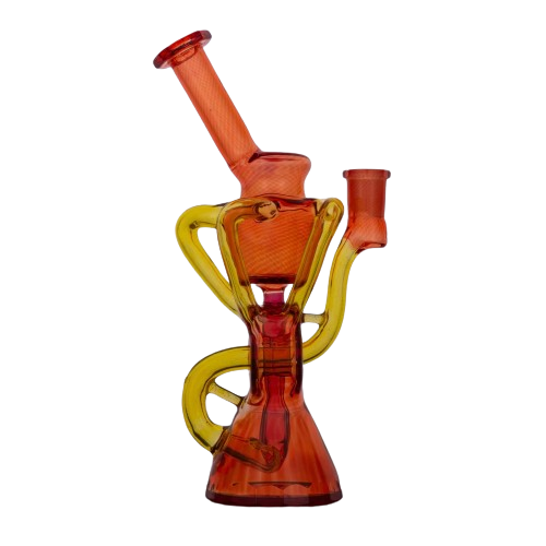 Wolfe Glass - Triple Single Donut Recycler