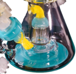 Canary and Aqua Azul Reactor Beaker + Ash Catcher + Slide